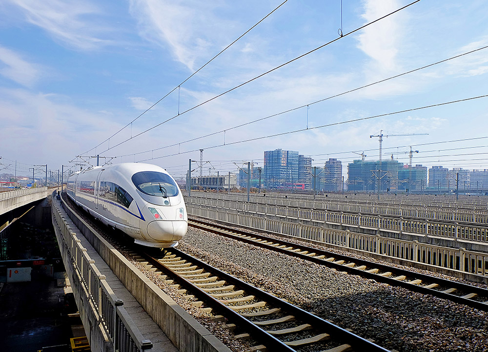 High-speed train railway Tren AVE alicante